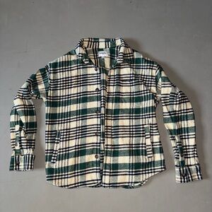 Goodfellow & Co Lightweight Green and Cream Jacket